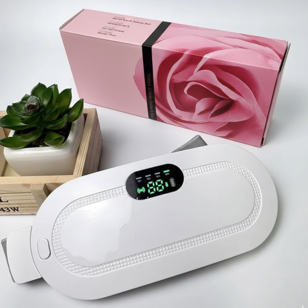 Cinturón térmico menstrual con calor y masaje – alivio rápido para cólicos - Cuídate y quiérete.